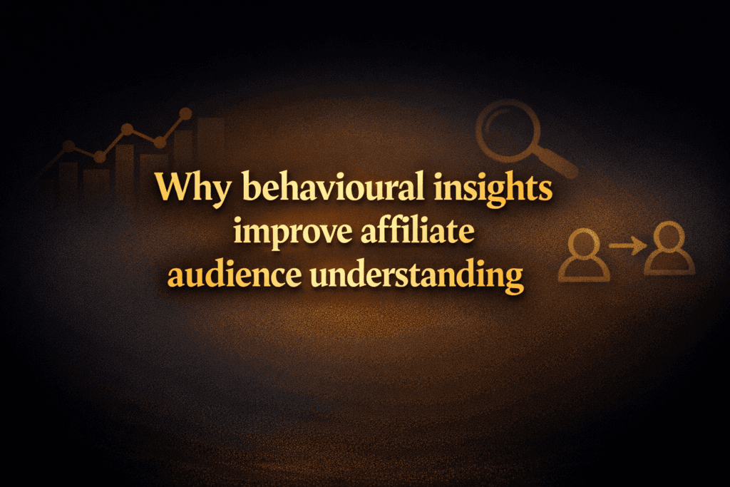 Why behavioural insights improve affiliate audience understanding
