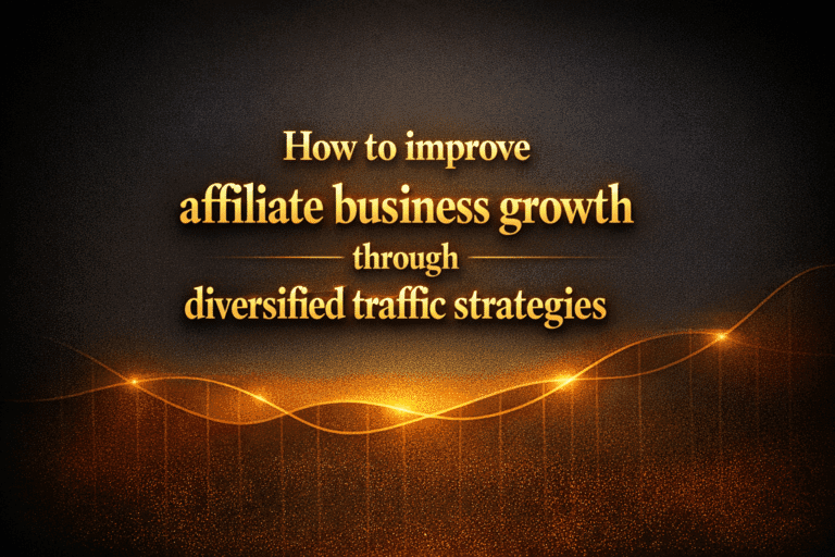 How to improve affiliate business growth through diversified traffic strategies