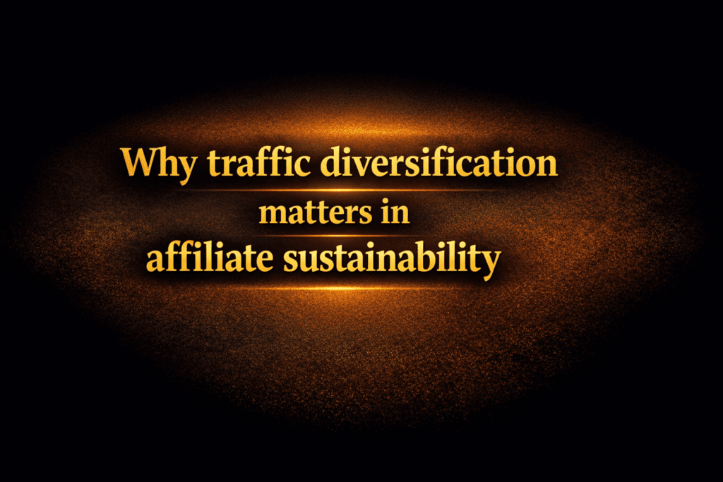 Why traffic diversification matters in affiliate sustainability