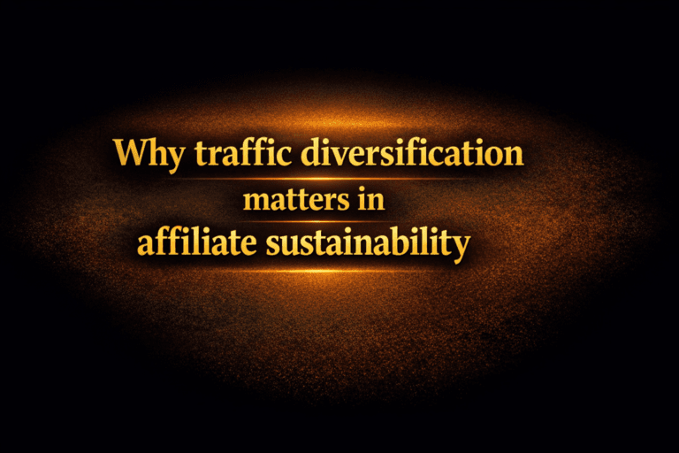 Why traffic diversification matters in affiliate sustainability
