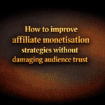 How to improve affiliate monetisation strategies without damaging audience trust