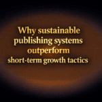 Why sustainable publishing systems outperform short-term growth tactics