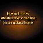 How to improve affiliate strategic planning through audience insights