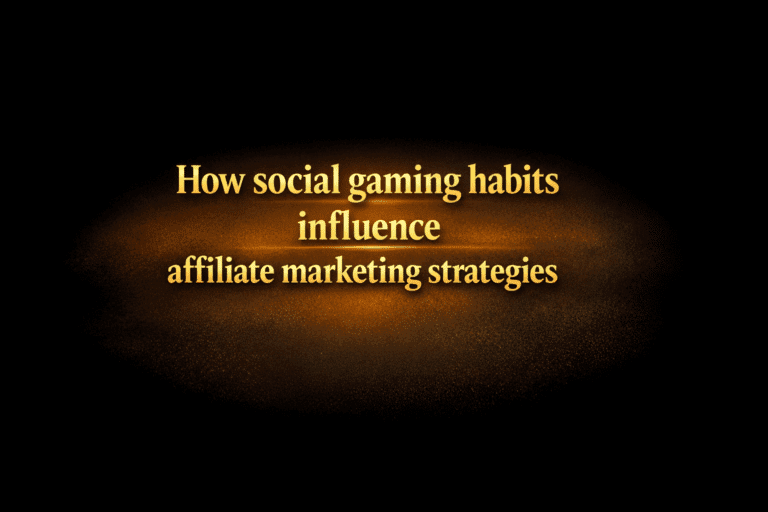 How social gaming habits influence affiliate marketing strategies