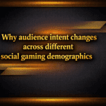 Why audience intent changes across different social gaming demographics