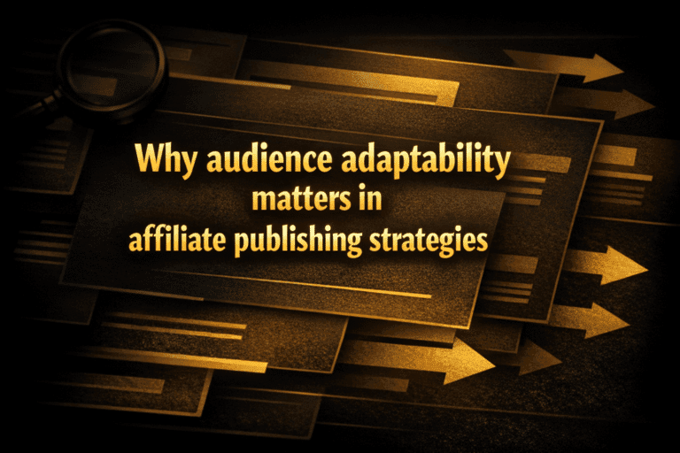 Why audience adaptability matters in affiliate publishing strategies