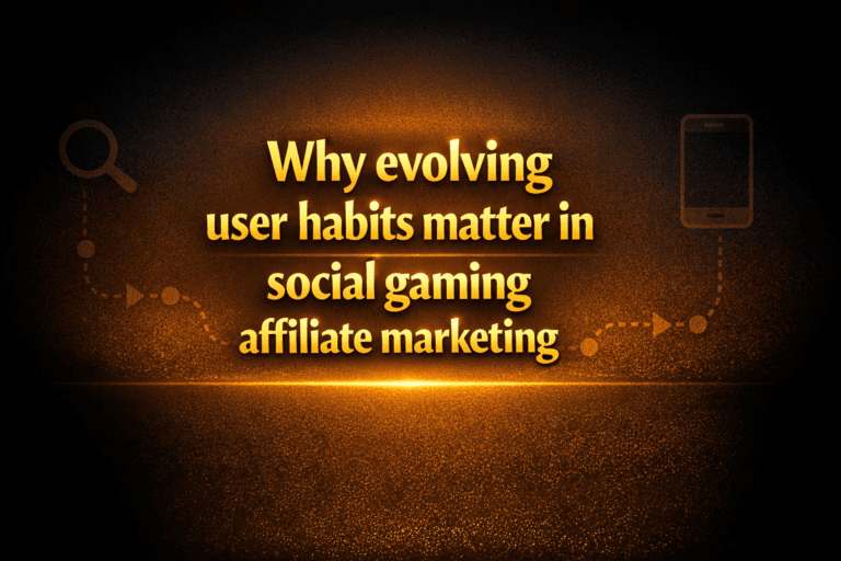 Why evolving user habits matter in social gaming affiliate marketing