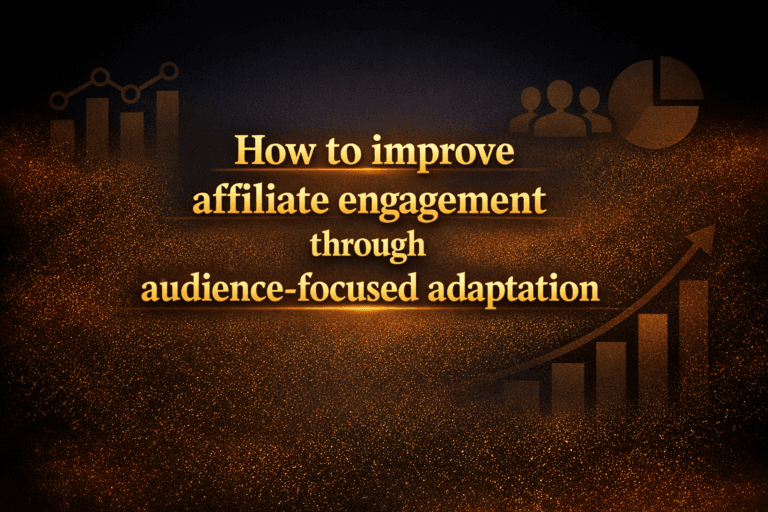 How to improve affiliate engagement through audience-focused adaptation