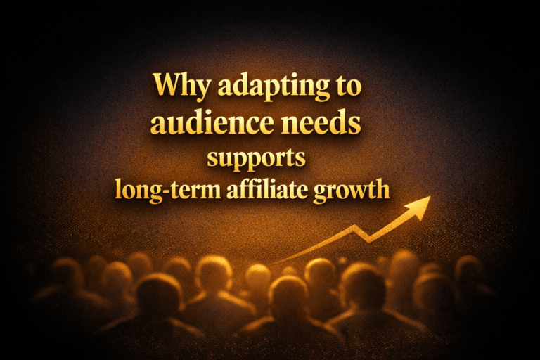 Why adapting to audience needs supports long-term affiliate growth