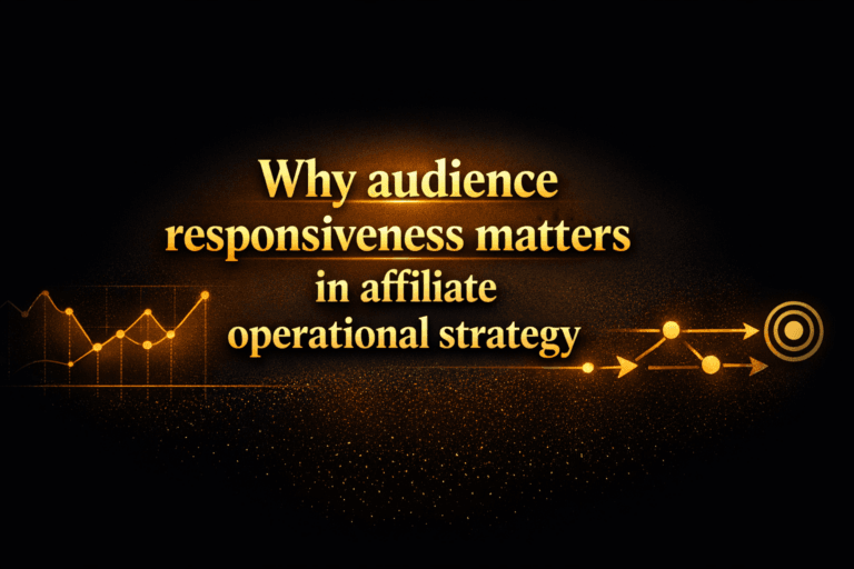 Why audience responsiveness matters in affiliate operational strategy